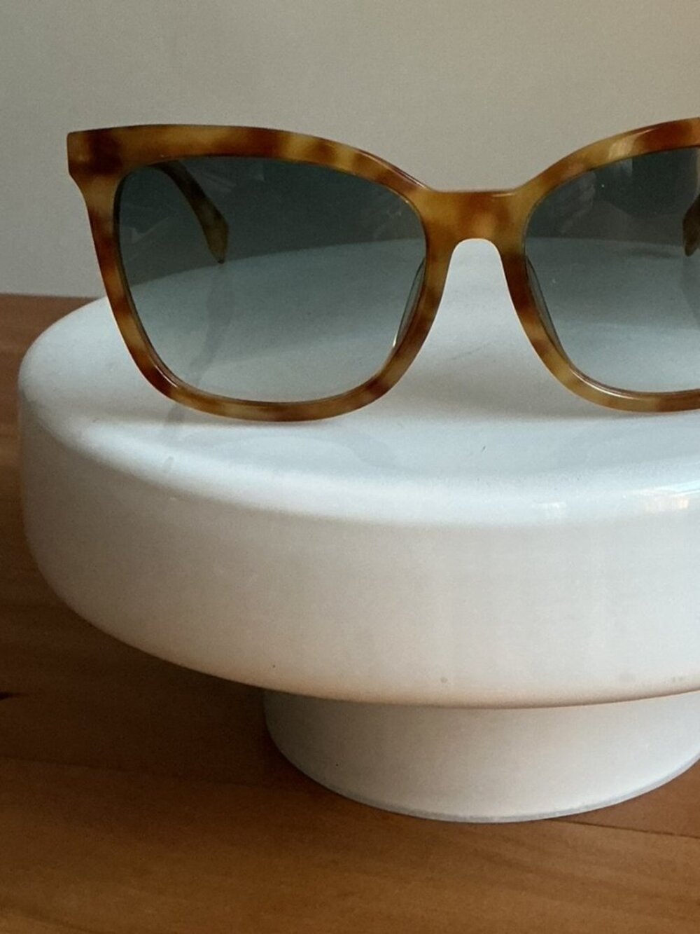 Fendi Blue Gradient Square Sunglasses